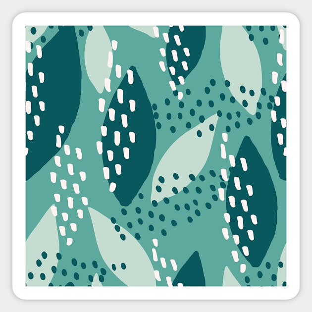 Spring Pattern Art Collection 9 Sticker by marknprints